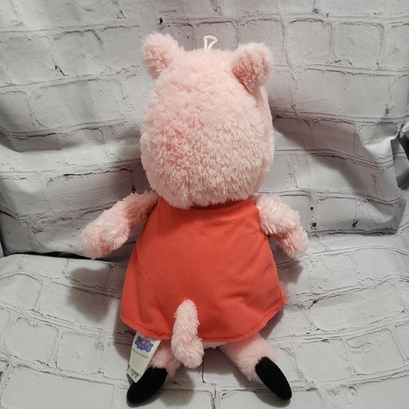 Fiesta Peppa Pig Plush 13.5-inch Stuffed Animal Scruffy In Red Dress C19393 Pink - Picture 5 of 10